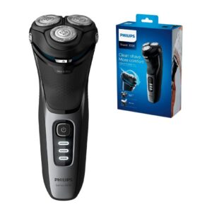 PHILIPS New Series 3000 Wet or Dry Men’s Electric Shaver | S3232/52.