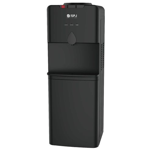 SPJ Hot & Cold Water Dispenser, Standing (with Storage Cabinet) - Black