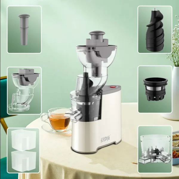 WINNING STAR Slow Juicer 150W ST-5598 -  Stainless Steel Electric Juice Extractor Juicer Machine