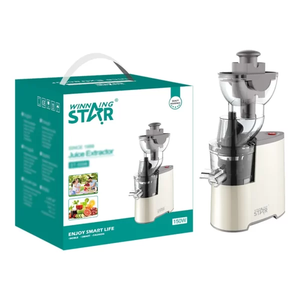 WINNING STAR Slow Juicer 150W ST-5598 -  Stainless Steel Electric Juice Extractor Juicer Machine