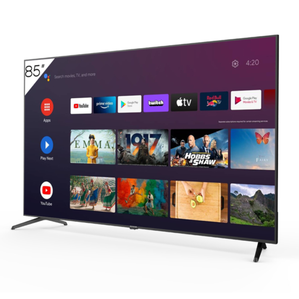 Aiwa 85 inch 4K Ultra HD Smart Frameless TV