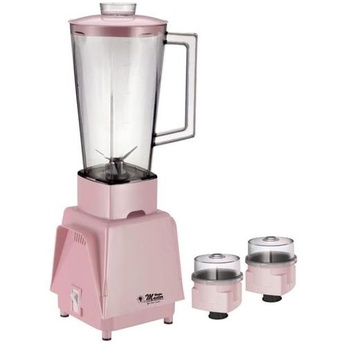 Electro Master 3 in 1 ( Jar Blender & 2 Grinders) Blender | EM-BL-1071 - Blue/Pink