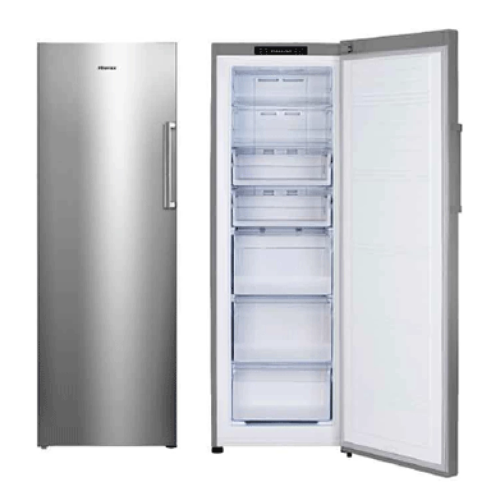 Hisense 310 litres Upright Freezer – RS-31FR, Multi-Air-Flow System Upright Freezer – Silver