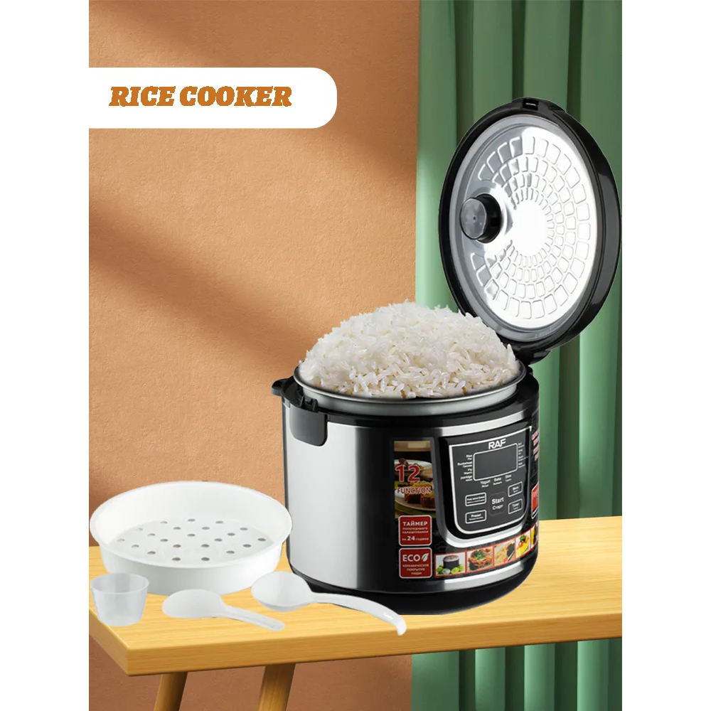 RAF 6L ELectric Rice Cooker with Steamer | R.166