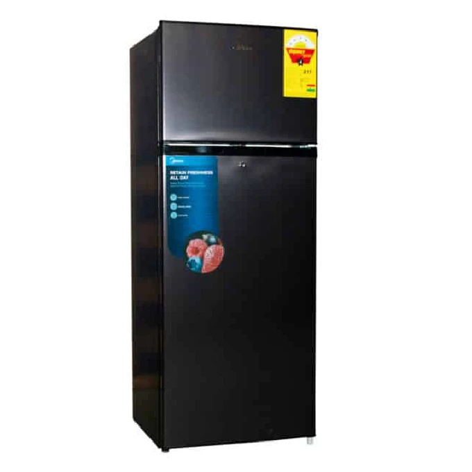 Midea 237 Litres Double Door Refrigerator MDRT237 - Silver