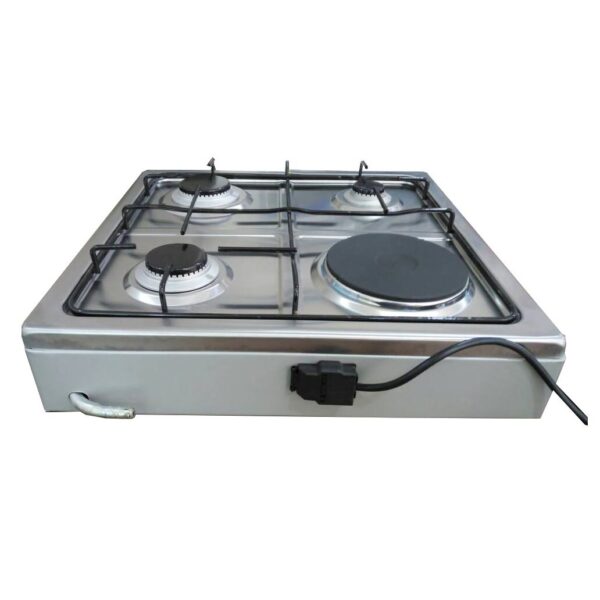 Blueflame 3 Gas +1 Electric Hot Plate Table Top Cooker Burner Stove