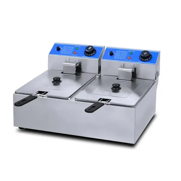 ADH Double Deep Fryer - 12 Litres