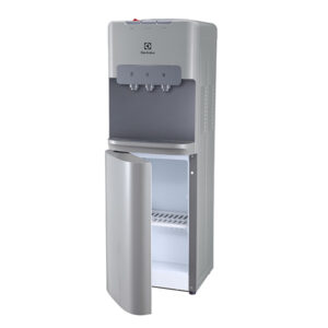 Electrolux Water Dispenser, Top Loading With 3 Water Spouts For Hot, Cold, And Neutral Temperatures And Storage Cabinet 9 L 570 W EQACF1SXSG Grey