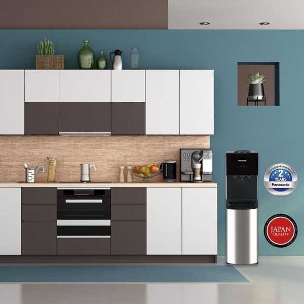 Panasonic 3-Tap Top Load Water Dispenser w/ Bottom Cabinet + Child Lock | SDM-WD3238TG