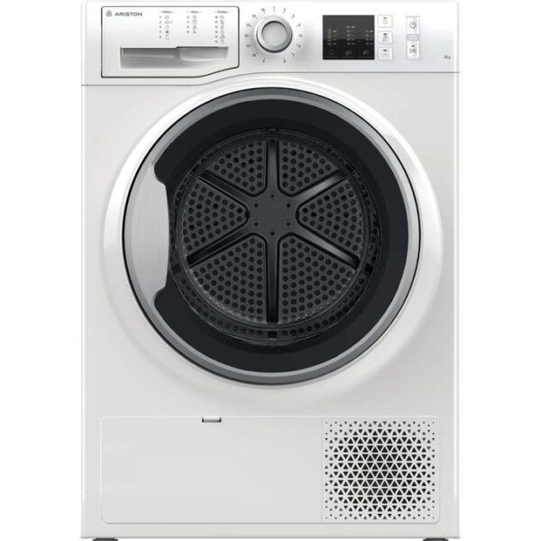 Ariston 9kg Heat Pump Tumble Dryer, Freestanding | NTM119X1SK - White