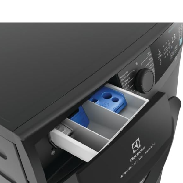 Electrolux Premium Washer Dryer 7/5 KG with 12 Programs, Eco-Inverter Fully Automatic Front Load Washing & Drying Combo Machine, High Energy Efficient, Hygienic Care/SensiCare/Delay Start, EWW7024M3SB