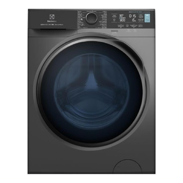 Electrolux Premium Washer Dryer 7/5 KG with 12 Programs, Eco-Inverter Fully Automatic Front Load Washing & Drying Combo Machine, High Energy Efficient, Hygienic Care/SensiCare/Delay Start, EWW7024M3SB
