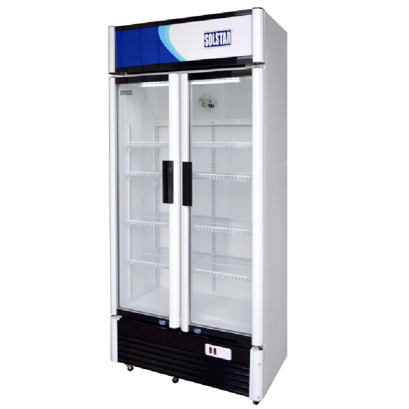 Solstar 650L Double Display Cooler