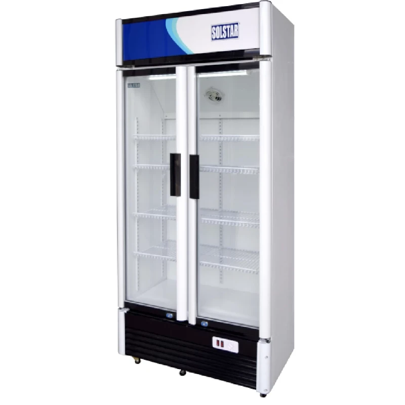 Solstar 650L Double Display Cooler