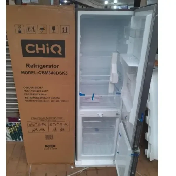 CHiQ 340L Double Door Fridge