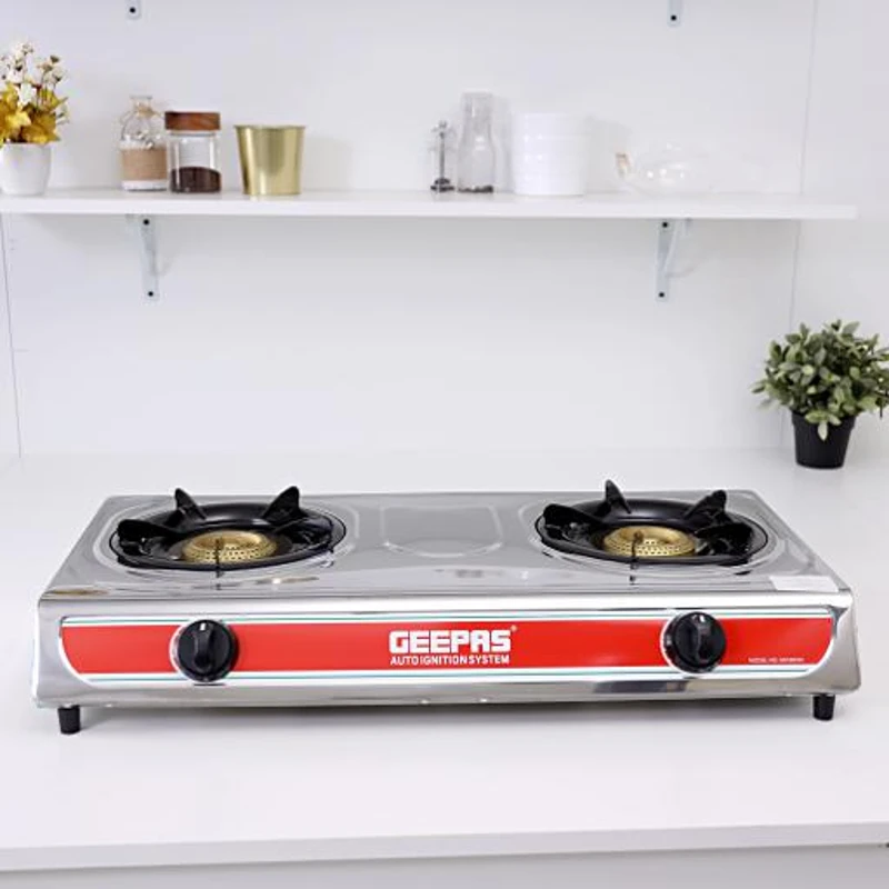 Geepas 2-Burner Gas Stove