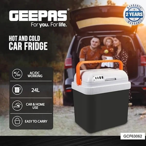 Geepas 24L Hot & Cold Car Fridge