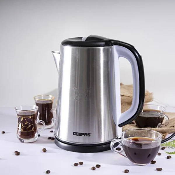 Geepas 2L Double Layer Electric Kettle