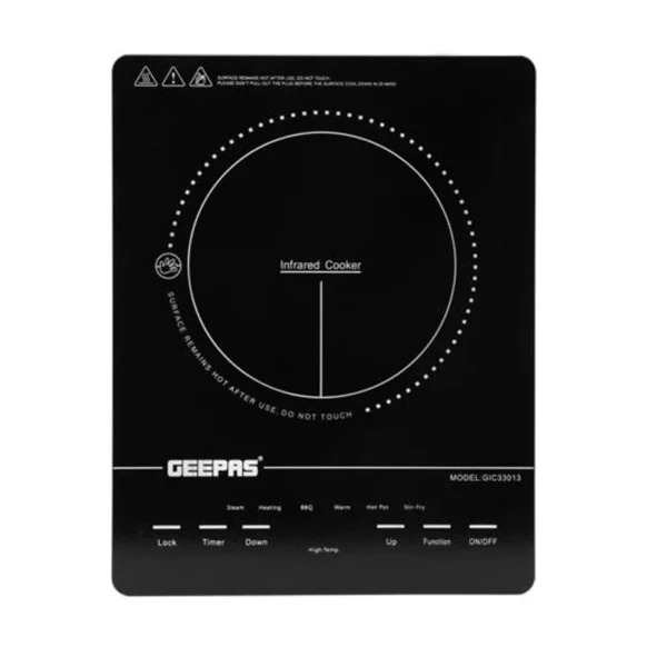 Geepas 4 Digit LED Display Digital Infrared Cooker