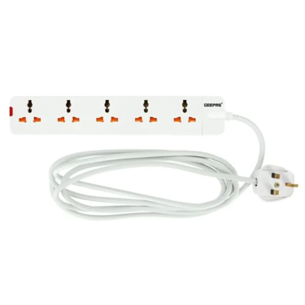 Geepas 5 Way Extension Socket