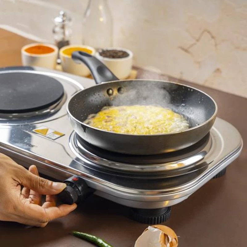 Geepas Electric Double Hotplate