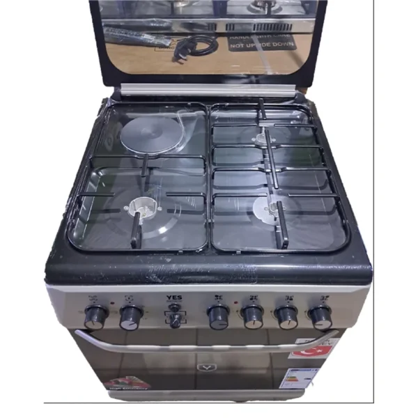 YES 3 Gas + 1 Electric Cooker 60x60cm