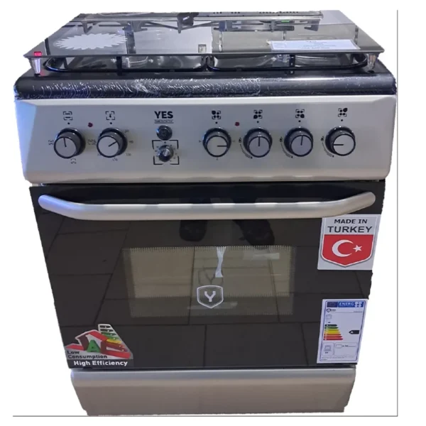 YES 3 Gas + 1 Electric Cooker 60x60cm