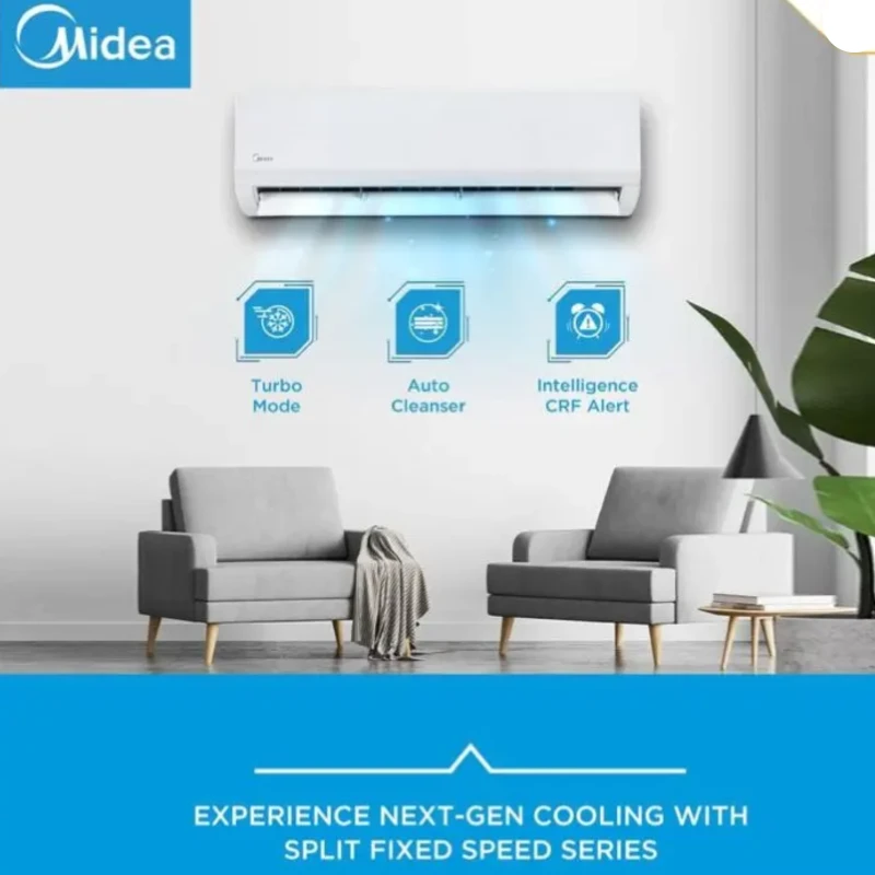 Midea 12,000 BTU Wall Split Air Conditioner | MSAF-12CRN1-QB6