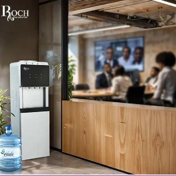 Roch 3 Taps Hot, Normal And Cold Water Dispenser With Storage Cabinet