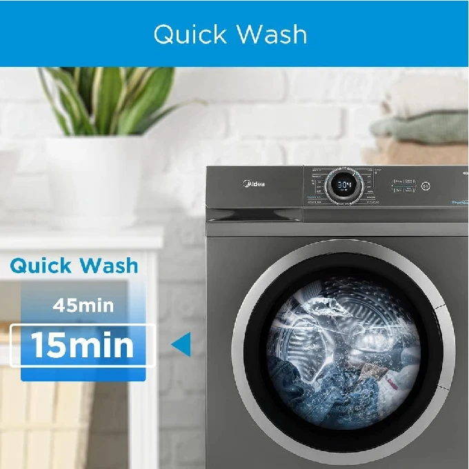 Midea 8KG Front Load Smart Washing Machine | MF200W80WBTGCC