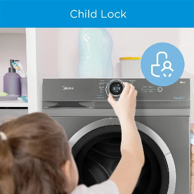 Midea 8KG Front Load Smart Washing Machine | MF200W80WBTGCC