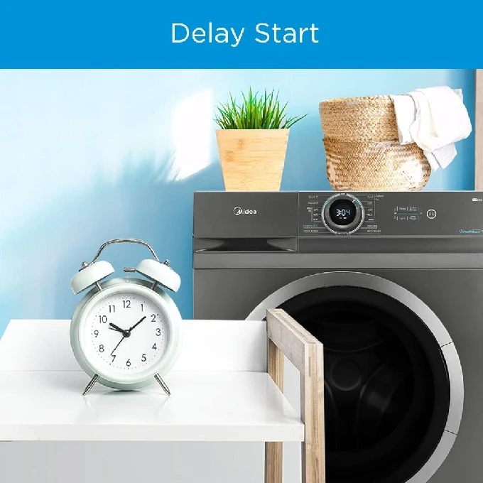 Midea 8KG Front Load Smart Washing Machine | MF200W80WBTGCC