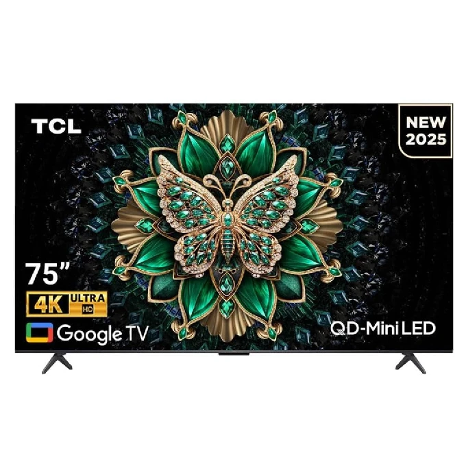 TCL 75 inch QD-Mini LED QLED UHD 4K Smart Google TV 75C6K
