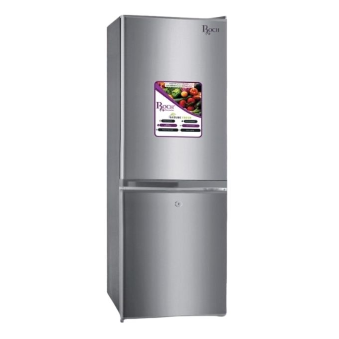 Roch 145L Double Door Bottom Freezer Refrigerator | RFR-145DB-W