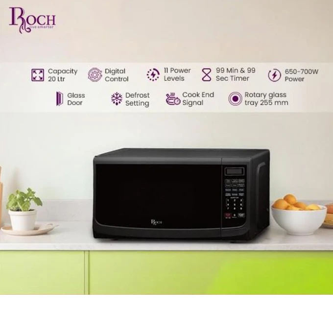Roch 20L Digital Microwave Oven | RMW-20LD7CW-A