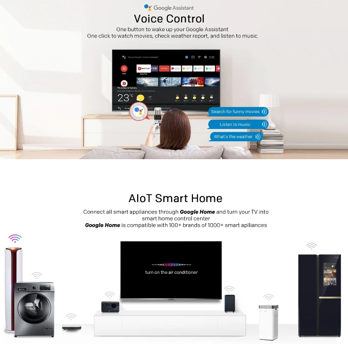 Skyworth 55 Inch 4K UHD QLED Google Smart TV | 55Q6500H