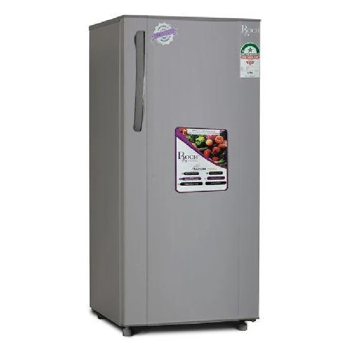 Roch 190L Single Door Refrigerator - Silver