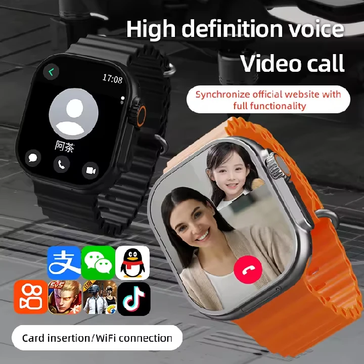 EW1 Smart Watch Full Touchscreen, AMOLED Ultra-HD Screen