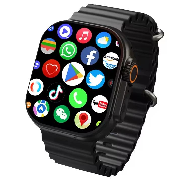 EW1 Smart Watch Full Touchscreen, AMOLED Ultra-HD Screen