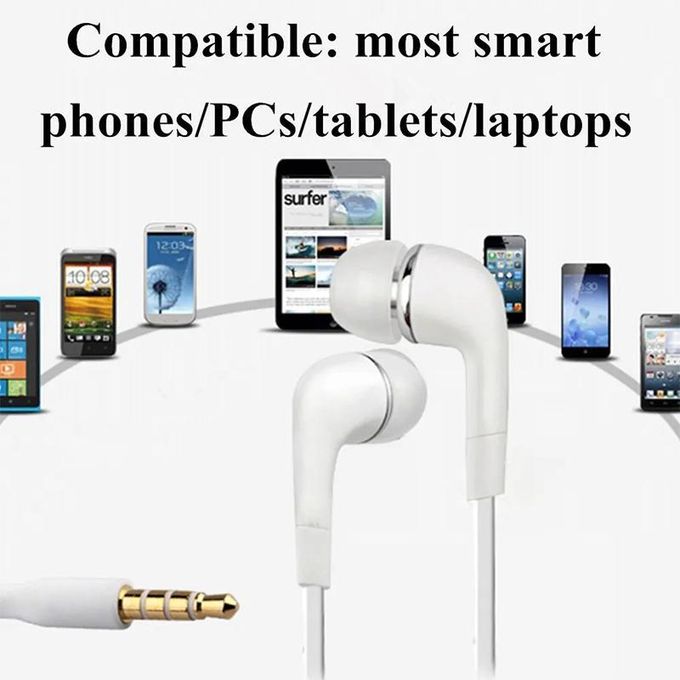 Original Strong Bass Wired Earphones, Control Mic In-Ear Headset