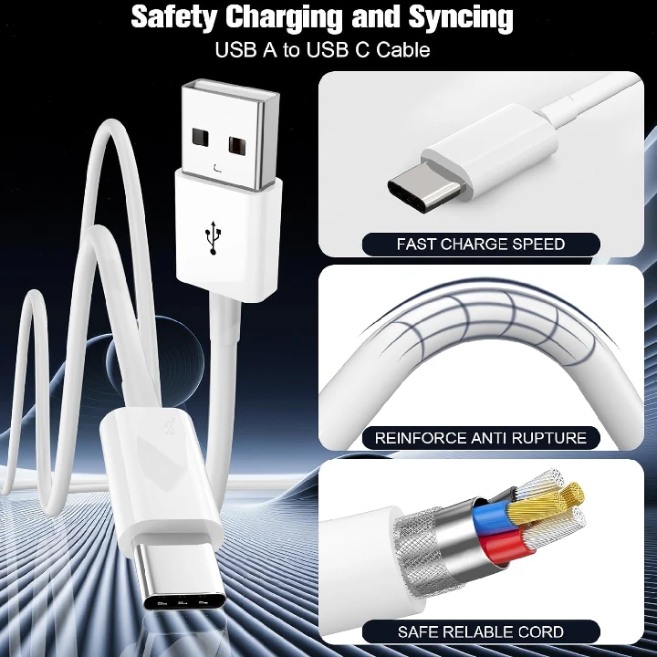 Original USB type C Fast Charging and Data Transfer Cable