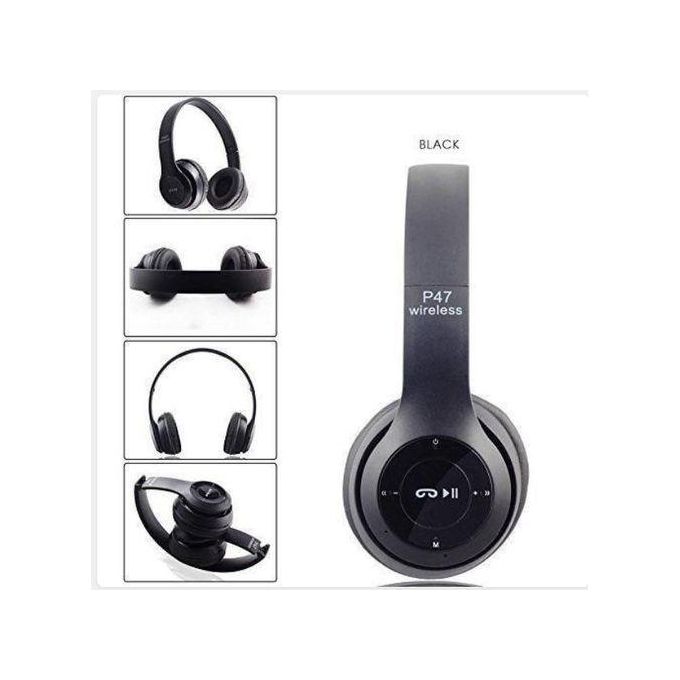 Bluetooth Wireless Headphones Foldable Bass | P47