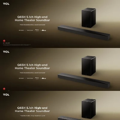 TCL 5.1Ch Soundbar Dolby Atmos with Wireless Subwoofer | Q65H