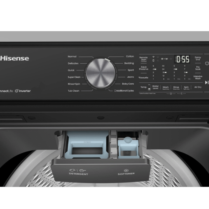 Hisense 18KG Smart Top Load Automatic Washing Machine | WTY1802T