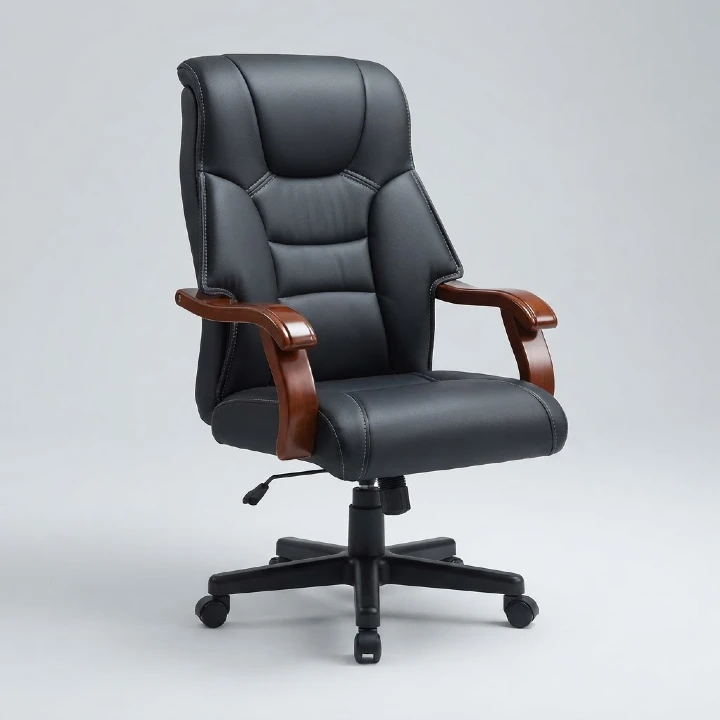 High Back Office Swivel Ergonomic Executive Luxury Leather Office Chair
