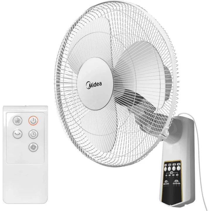 Midea 16-inch Wall Fan with Remote, FW407JR - White
