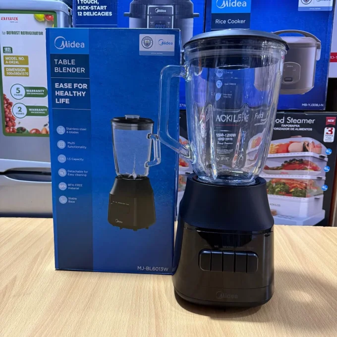Midea 2 in 1 High Quality Glass Blender | MJ-BL6013W