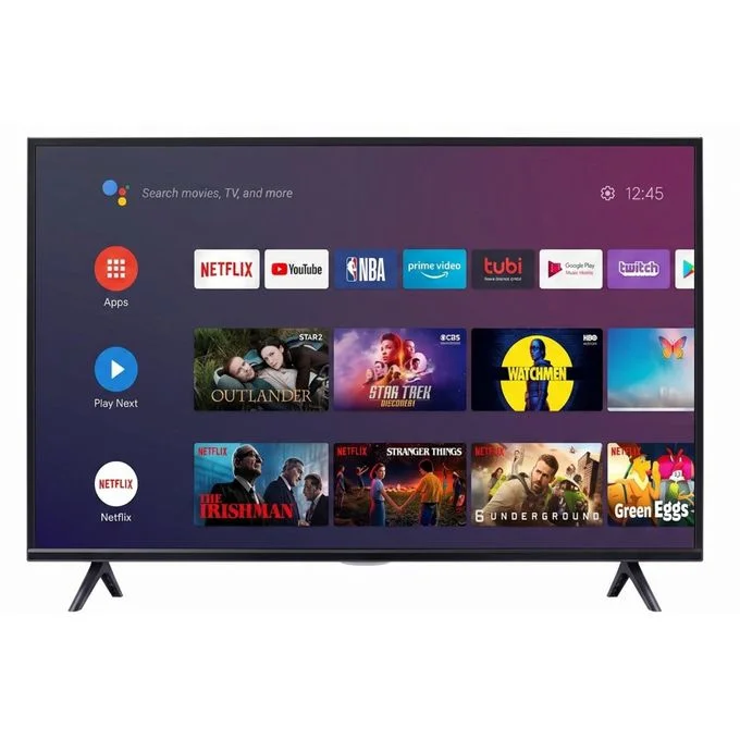 Mitech 32 Inch HD Frameless Android Smart Tv With Inbuilt Free To Air Decorder - Black (2YRS WRNTY)