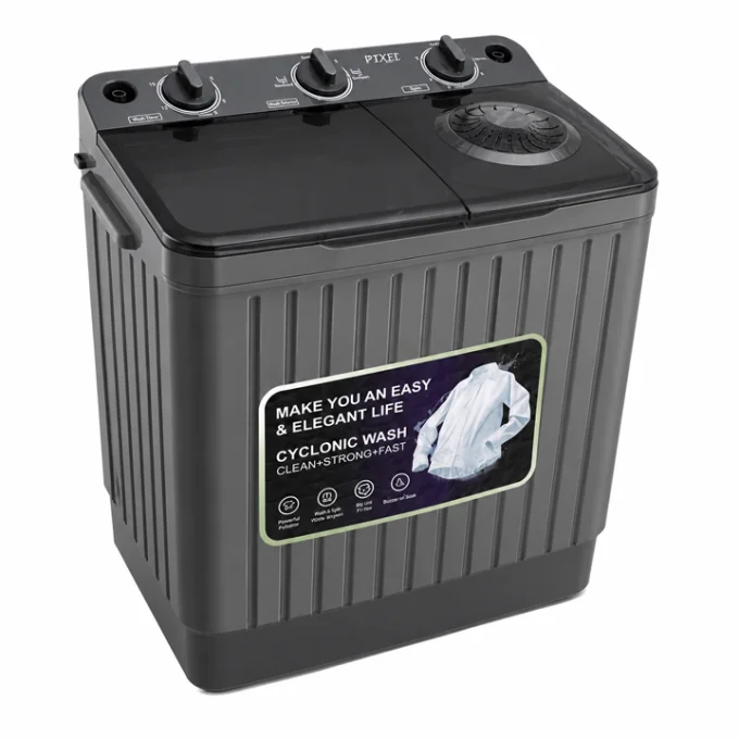 Pixel 6KG Top Loading Washing Machine - Grey