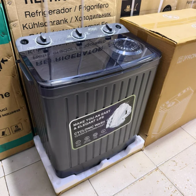 Pixel 6KG Top Loading Washing Machine - Grey